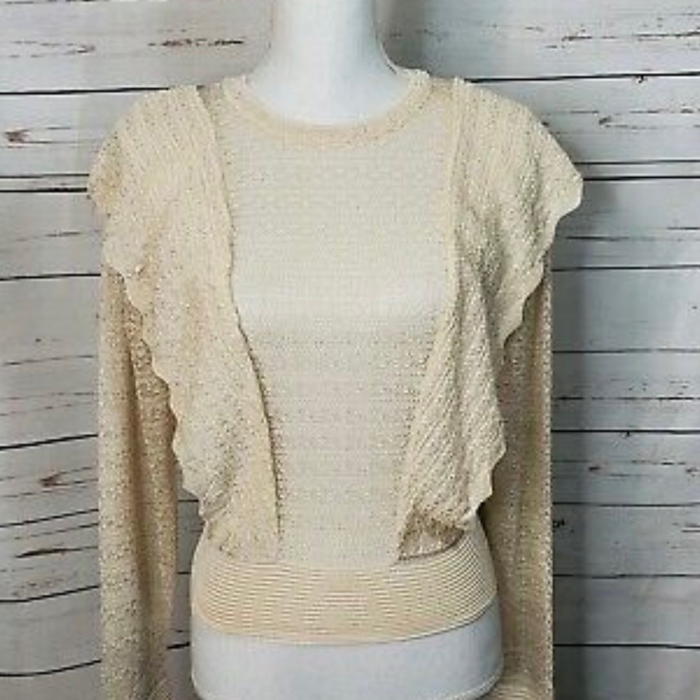 Zara Knit Italian Yarn Top